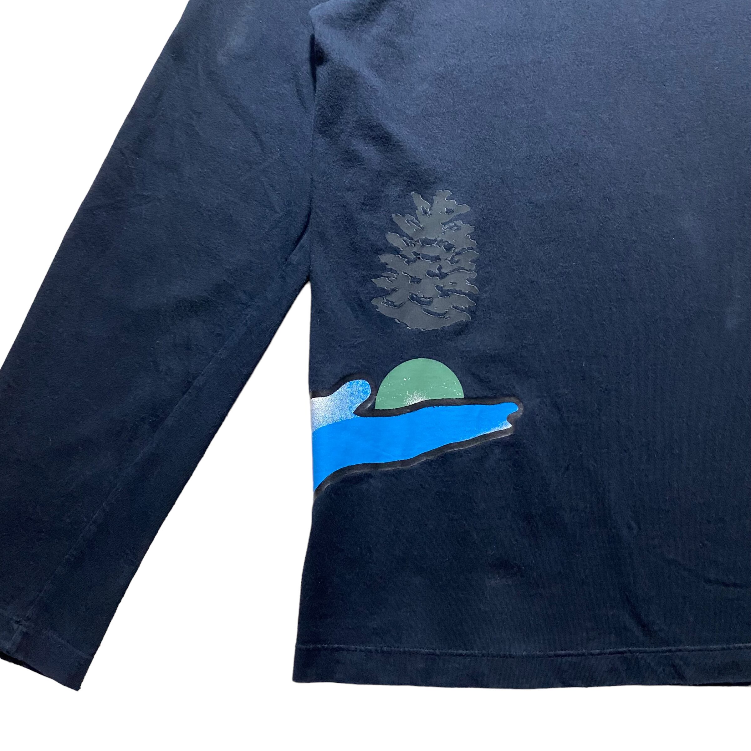 archive 2006AW PRADA SPORT black L/S tee | NOIR ONLINE