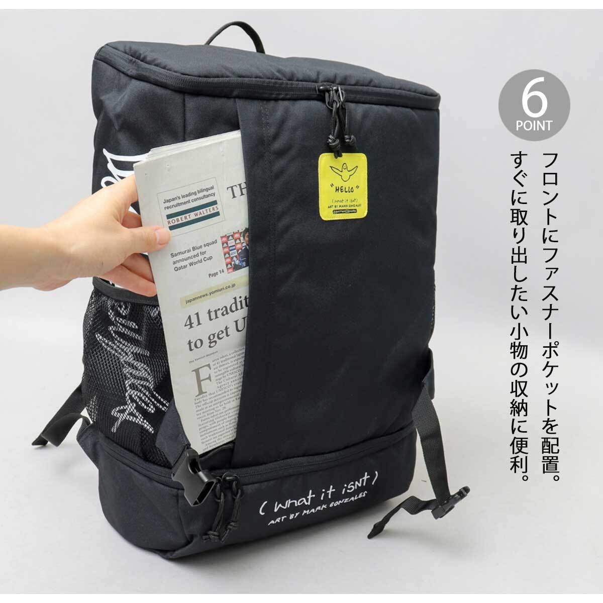 HWD-018 マークゴンザレス What it isNt Mark Gonzales リュック HWD-018 マークゴンザレス What it isNt Mark Gonzales リュック
