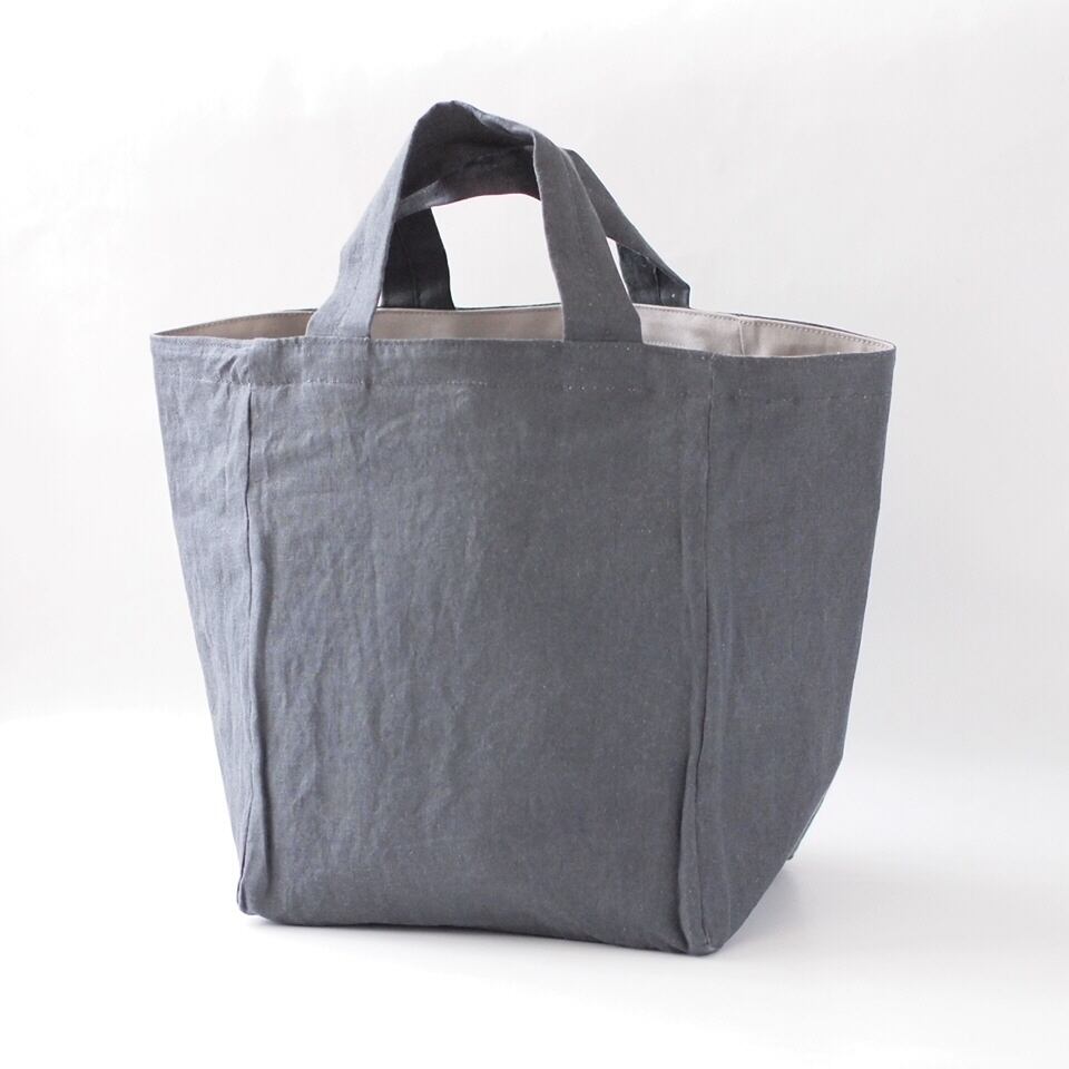 【SALE】Linen vintage washed tote・リネン ヴィンテージワッシャー加工 トートバッグ