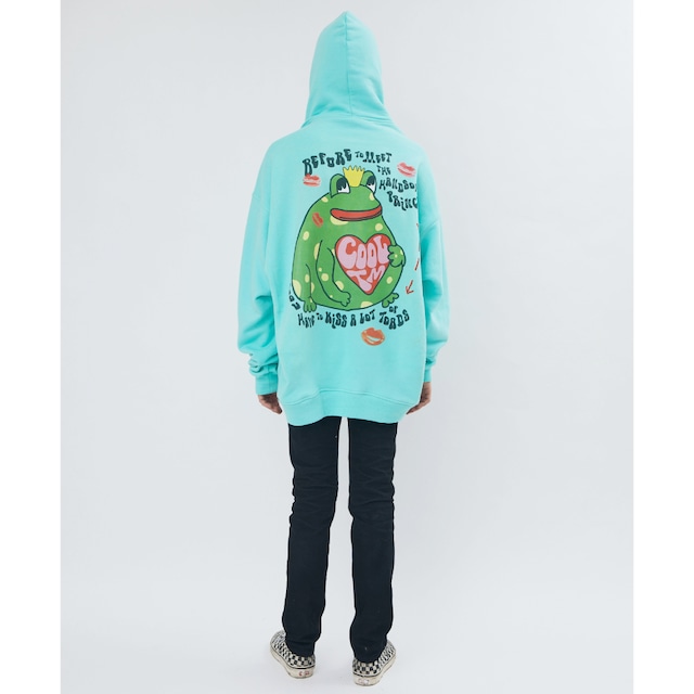 COOL T.M  OVERSIZED HOODIE HANDSOME PRINCE  MINT