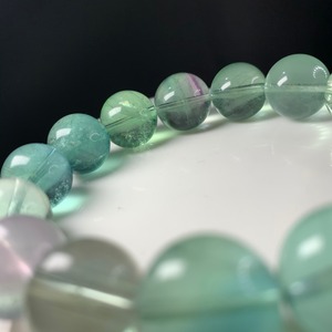 b183大玉フローライトブレスレット