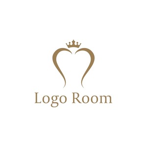 No655 王冠と歯のロゴ【歯、王冠、ゴールド、単色、シンプル、高級、オシャレ、スタイリッシュ、デンタル、歯医者、医療、矯正、クリニック】