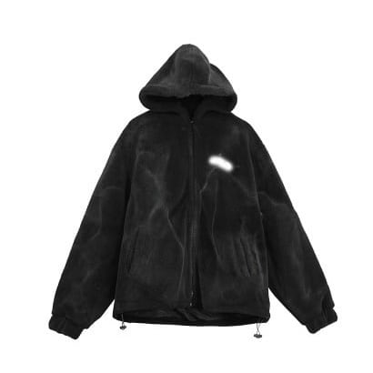 SALE！フェイクファー パーカーコート L【即納】 | Korean unisex