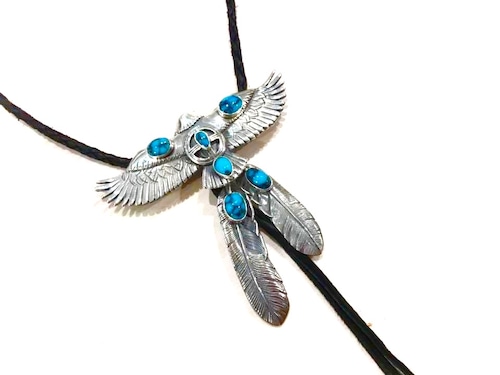 WHEEL WORKS ホイールワークス　Complete Eagle  Necklace Feather Cloud Mountain Turquoise コンプリート　イーグルネックレス　フェザー　クラウドマウンテンターコイズ　