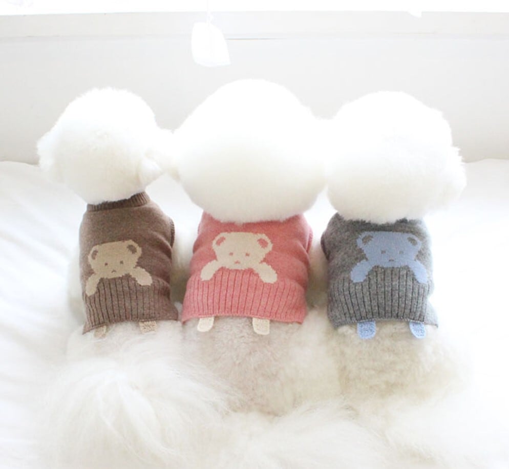 L/即納【COZY N】TeddyBear Knit《5Color》