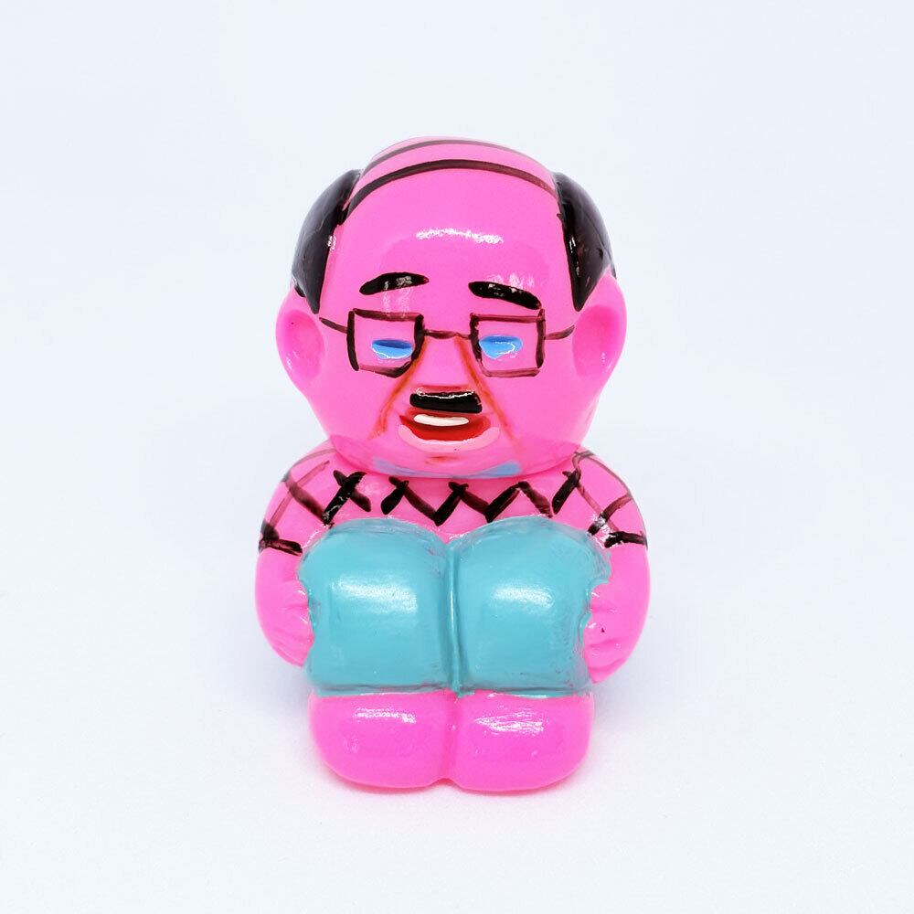 ソフビ「座・サトシ」ピンク / ソフビ / デハラユキノリ