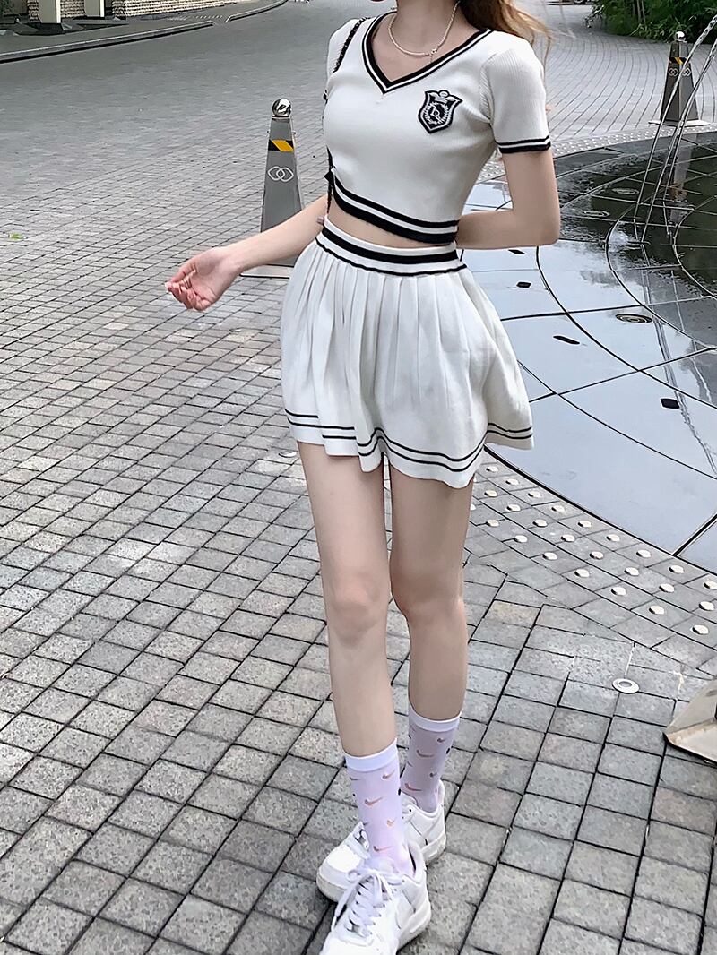 スタイルサマーシャツ Aラインスカート 夏物 モンロー91827689007