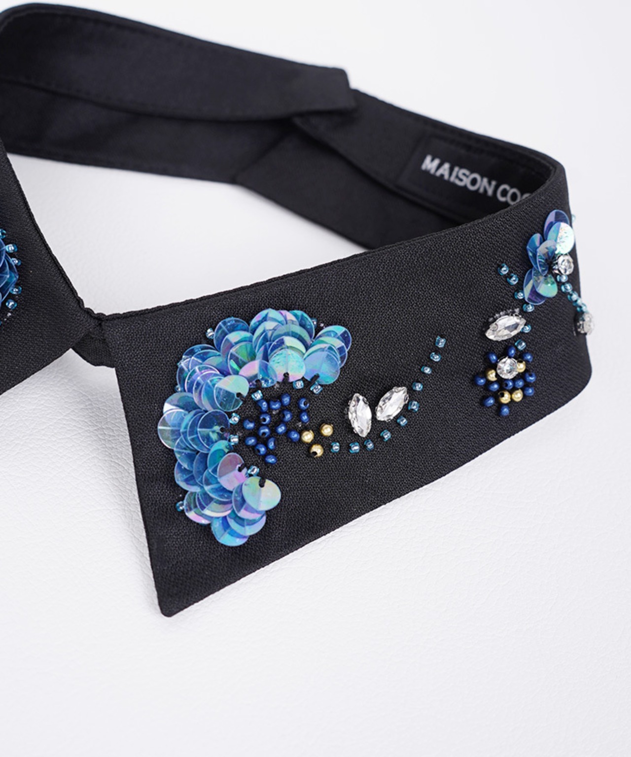 【直営店限定ITEM】シェルスパンコールフラワーフェイクカラー (WHITE)　CQ-48504H