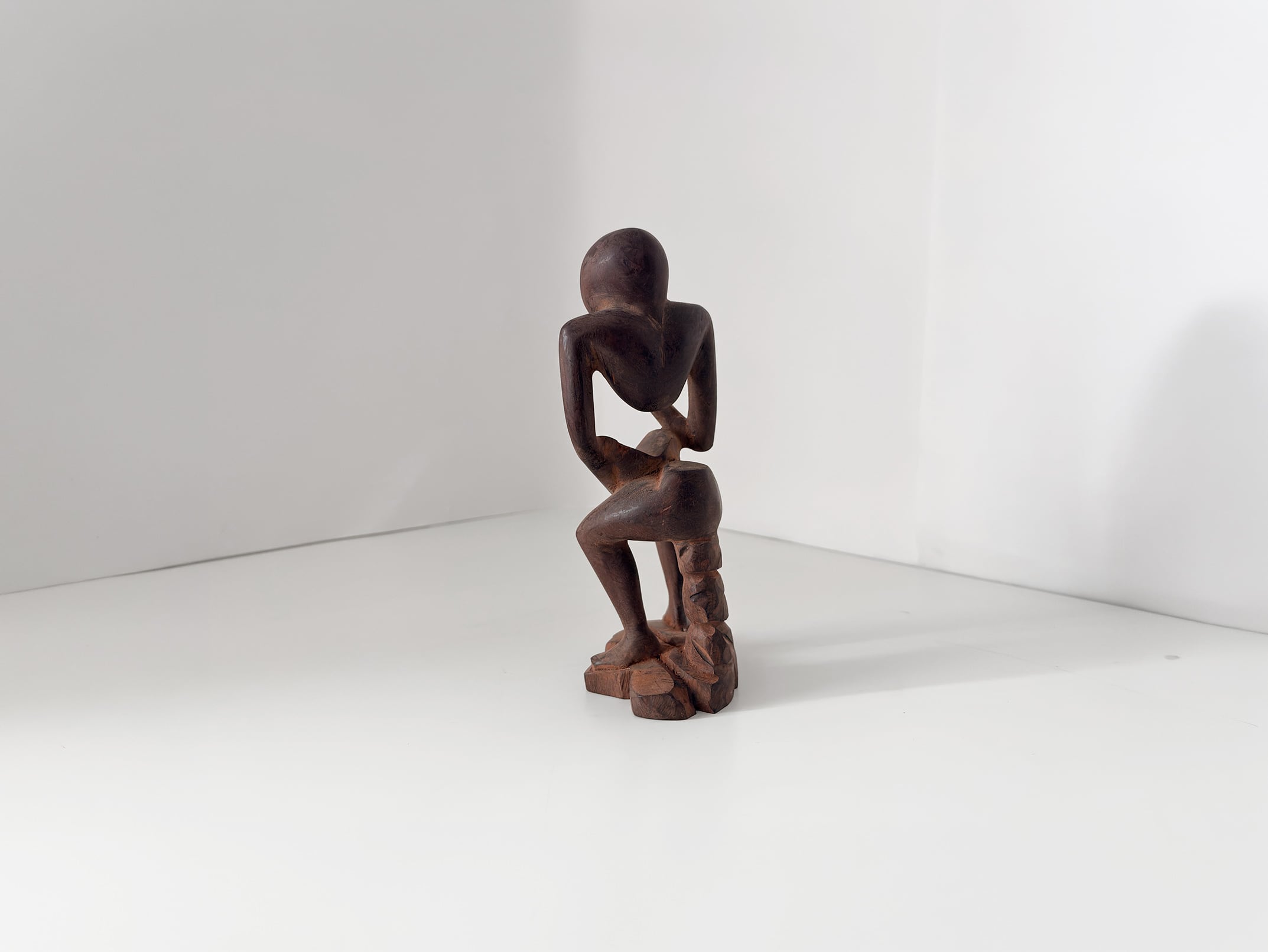 ギニア 木彫 人物像｜アフリカンアート｜Carved Wooden Figure, Guinea