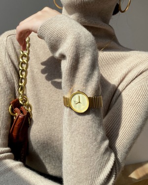 ウールブレンドタートルネック 3color A0699