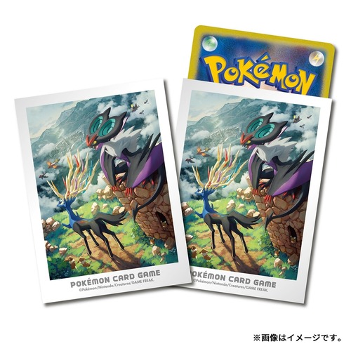 【新品未開封】ポケモンカードゲーム デッキシールド カロスの冒険 ゼルネアス＆オンバーン