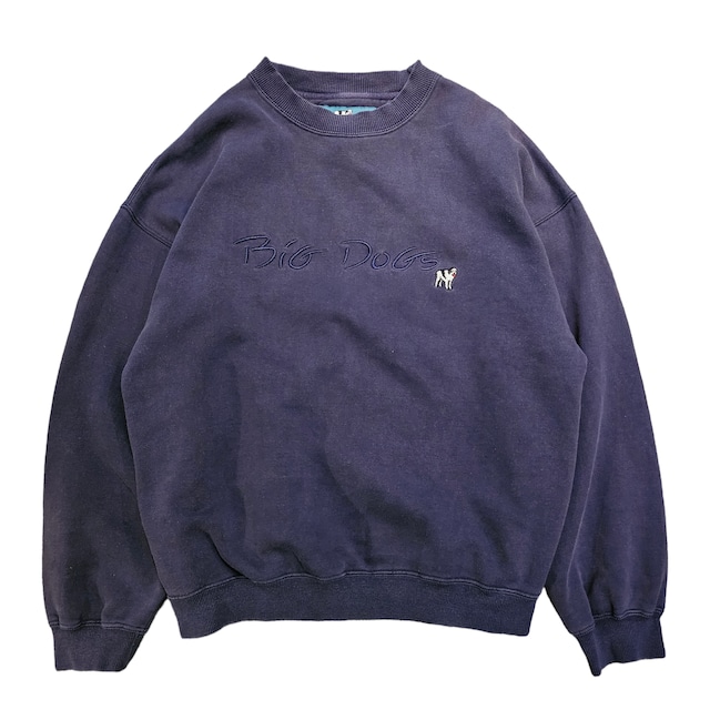 BIG DOGS EMBROIDERED SWEATSHIRT【DW807】