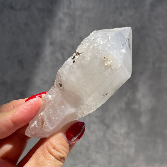 セプター形状【マダガスカル産 クォーツ】④ 水晶（石英）鉱物 天然石 パワーストーン　　