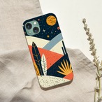 受注生産 iPhoneケース ロケットと惑星の砂漠宇宙｜スペースエイジ RFSP022B