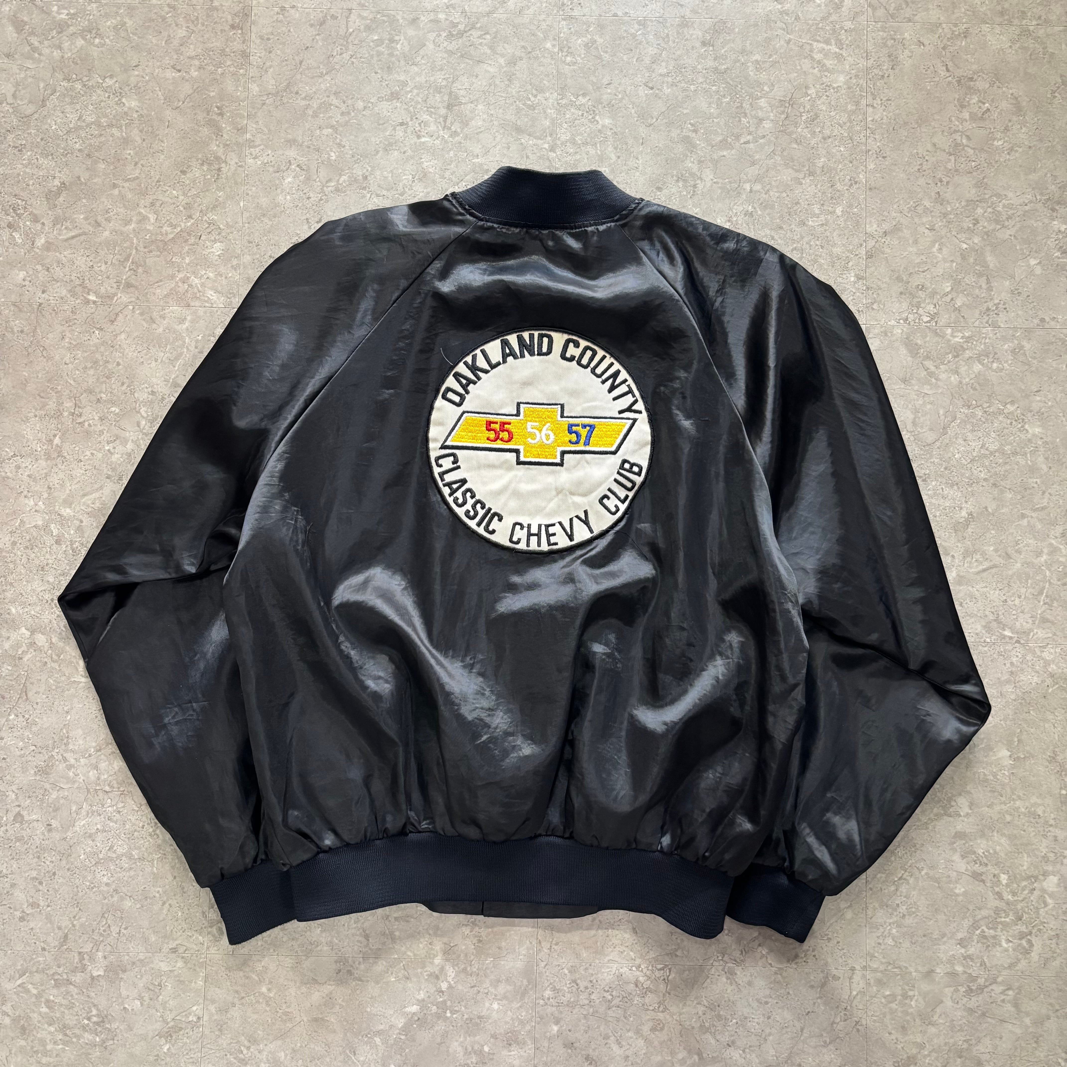 70~80s WEAR-GUARD "OAKLAND COUNTY CLASSIC CHEVY CLUB" custom nylon blouson【仙台店】