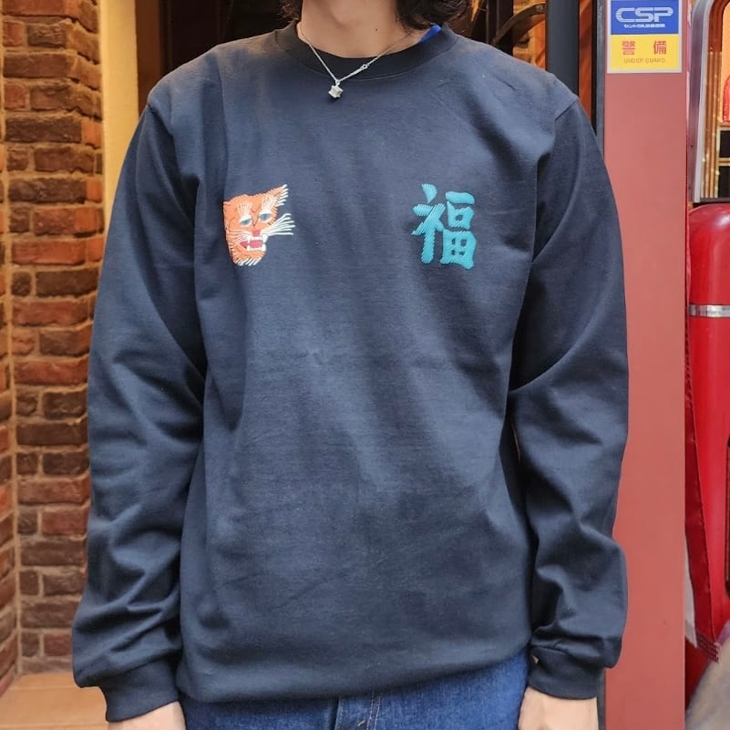 HOUSTON】SOUVENIR L/S TEE（MAP）ヒューストン スーベニア ロング