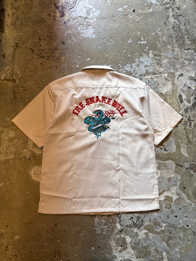 BOWLING SHIRT / SHIRT / 刺繍 / SELECT ITEM / SNAKE / IVORY