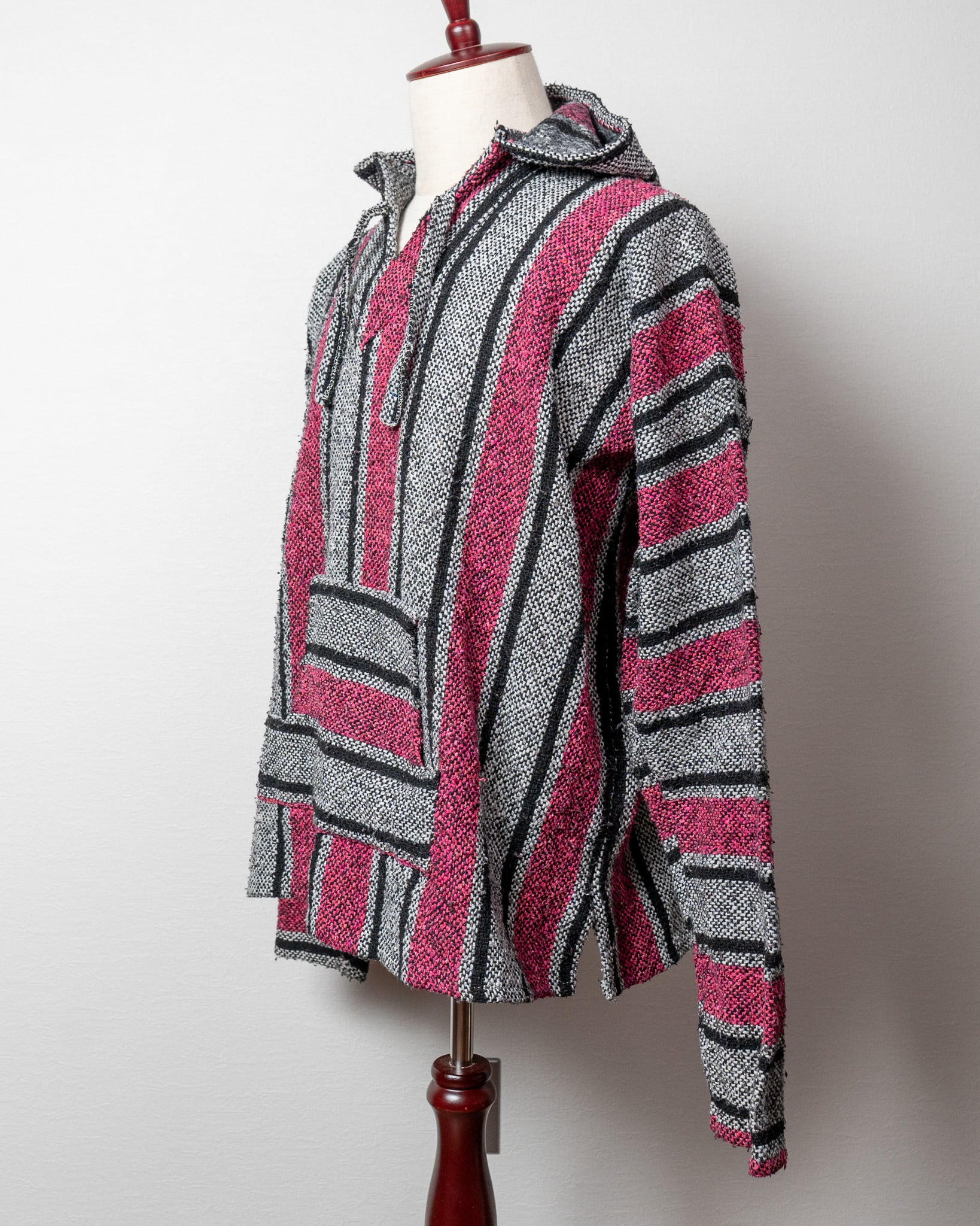 NOLINAメキシカンパーカーBAJAバハフーディ青ブルーネイビーヴィンテージ USEDMexican Parka Baja Hoodie メキシカンパーカー メキパ バハ