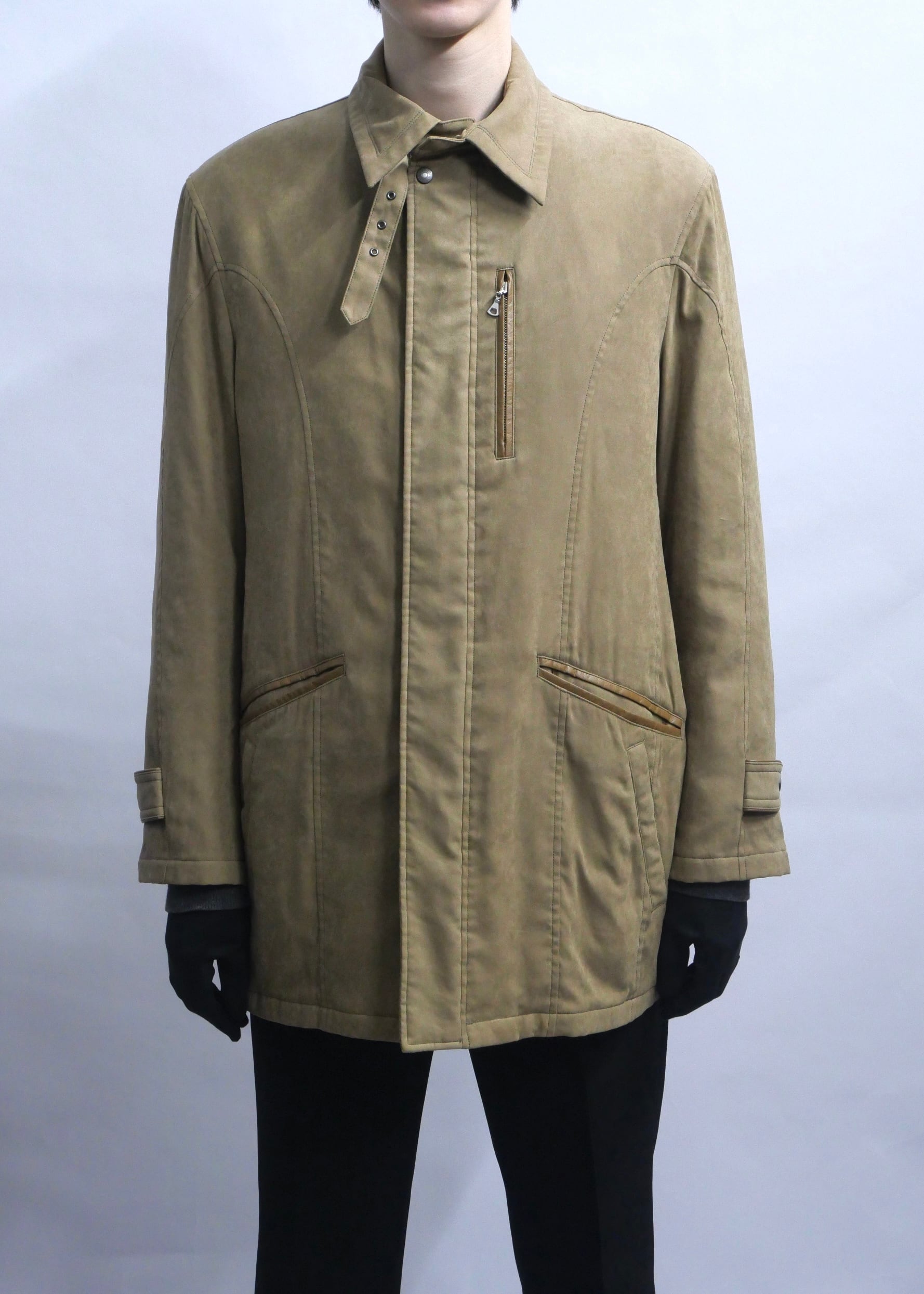 fry front zip middle coat