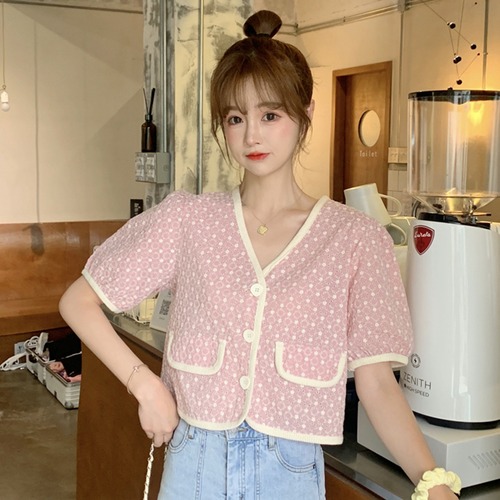 ✞ スタンダード花柄刺繍ショートシャツブラウス レトロ 大人ガーリー スウィート キュート カジュアル フラワーデザイン ✞ゴスロリ SM ミリ 甘ロリ クラロリ 和ロリ エレガント 黒ロリ 姫ロリ 華ロリ BB-BB9305001