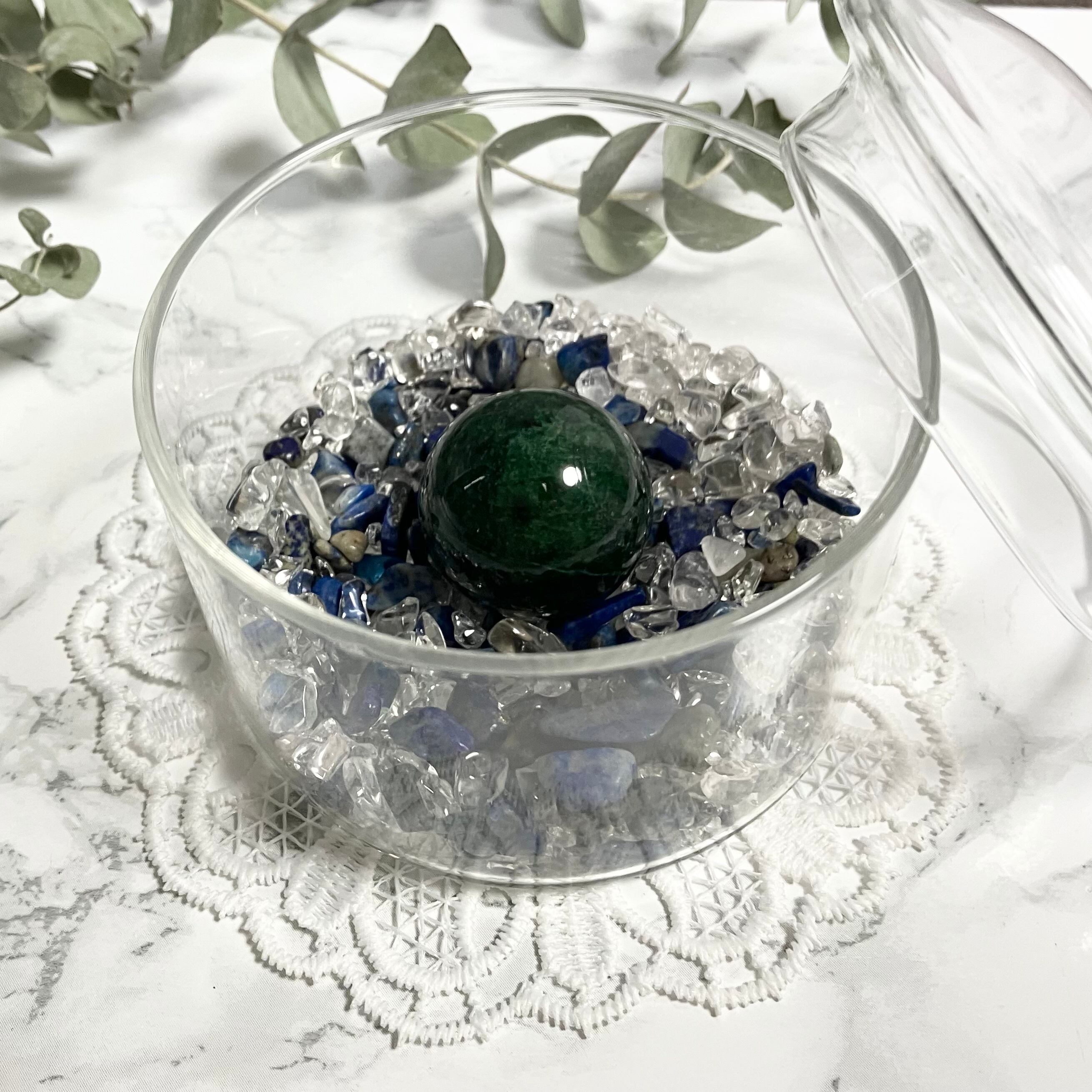 天然石 トロレアイト カービング 鳥と薔薇 彫刻 台座付きNo.1253