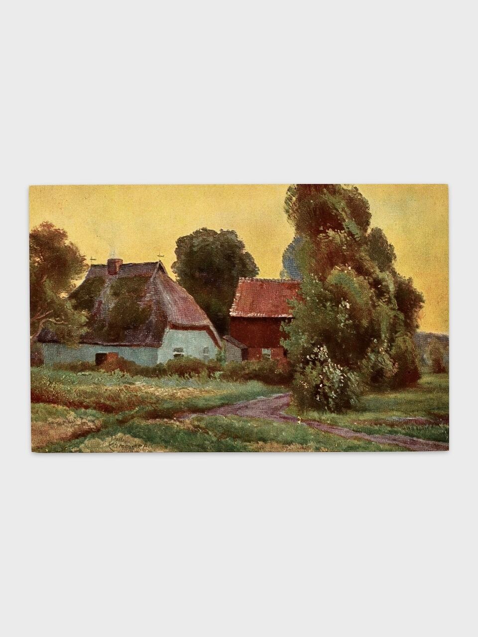 古い絵葉書(ドイツの風景画)|Vintage Postcards from Europe