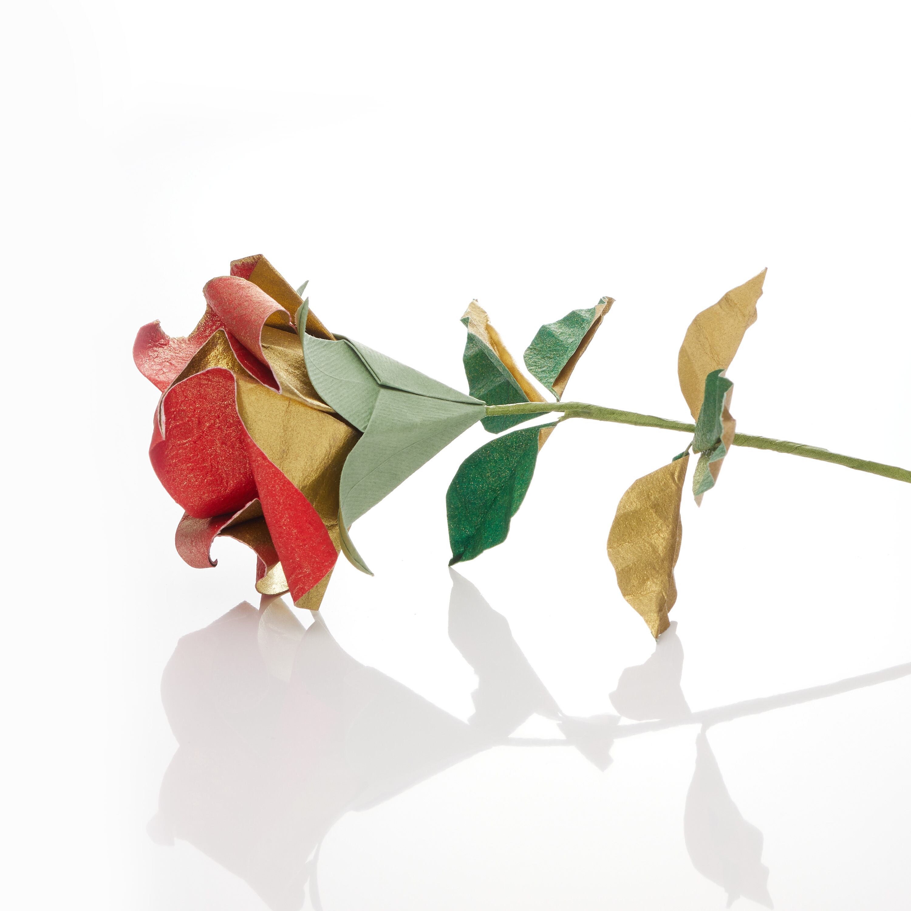 一輪挿し（和紙・紅） | artisanrose