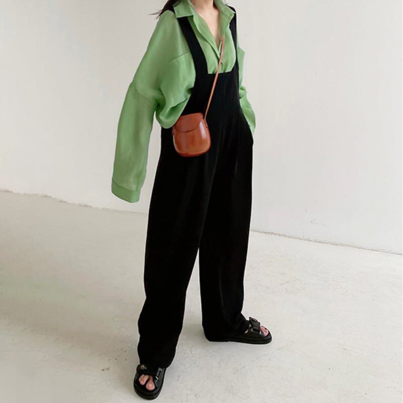 wide silhouette salopette 12209 | abeille 