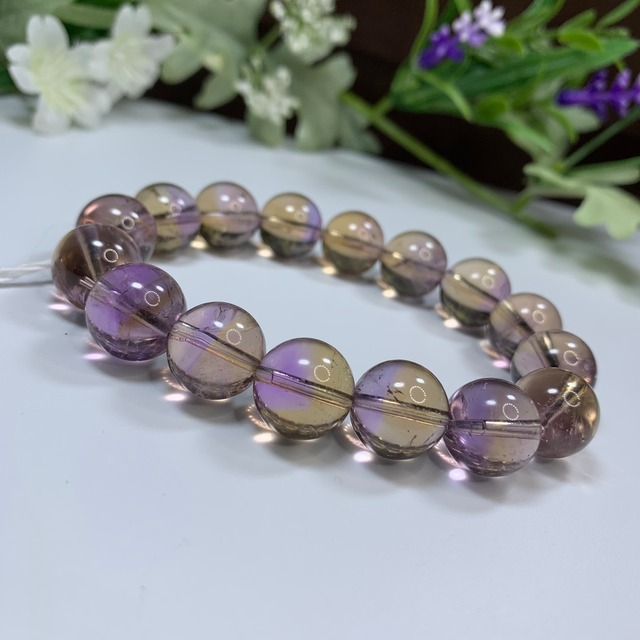 ブラジル産・透明美麗アメトリンブレスレット