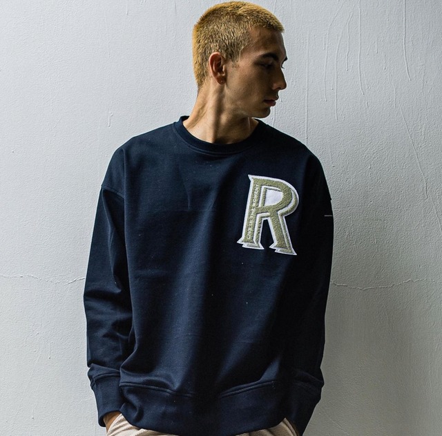 RESOUND CLOTHING - made in japan - / WAPPEN drop trainer / ルーズトレーナー