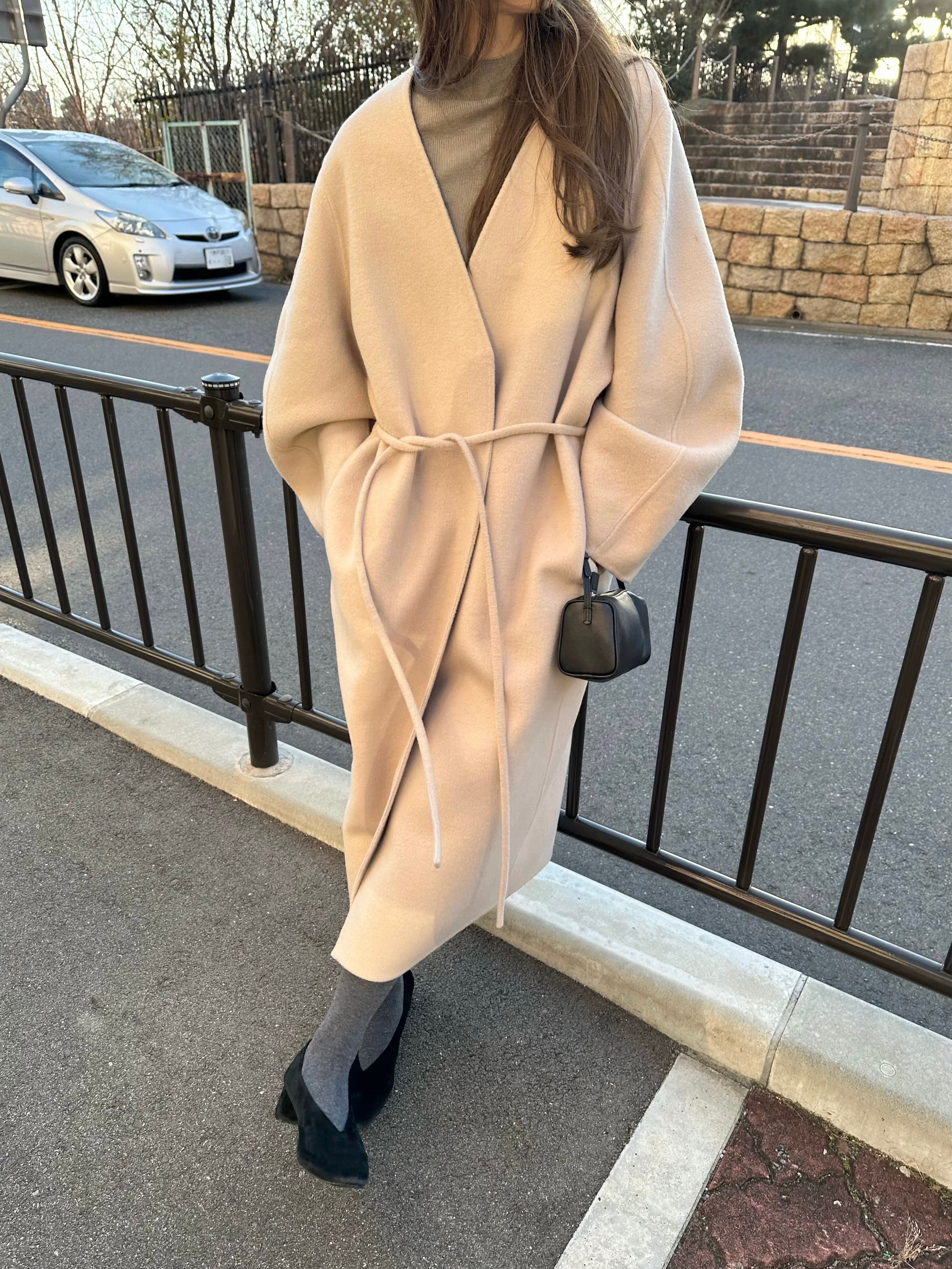 ponpon pailo handmade coat ウールリバーコート 日本特販 ponpon pailo handmade coat ウールリバーコート 【公式通販】