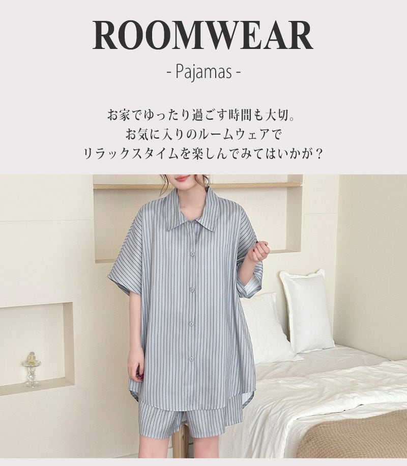 ラテ様 ルームウェア メール便】ルームウェア レディース ビッグシルエット セットアップ