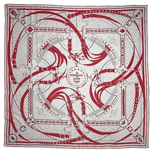 Used HERMES エルメス カレジェアン 140 ショール スカーフ 朝の散歩 バンダナ グリシネ コライユ 黒 美品