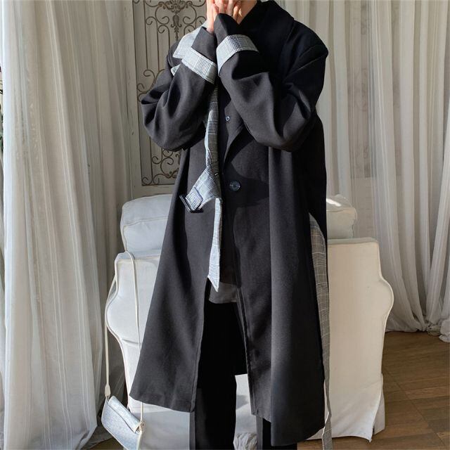 バイカラー リボンコート ブラック バイカラー リボンコート ブラック - メルカリ