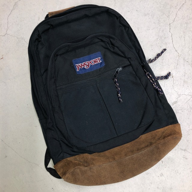 JANSPORT  DAYPACK LEATHER BOTTOM