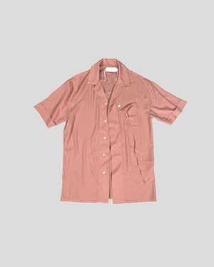 ASKYY / BUTTON & STRINGS OPEN COLLAR ALOHA SHIRTS / LIMITED CORAL