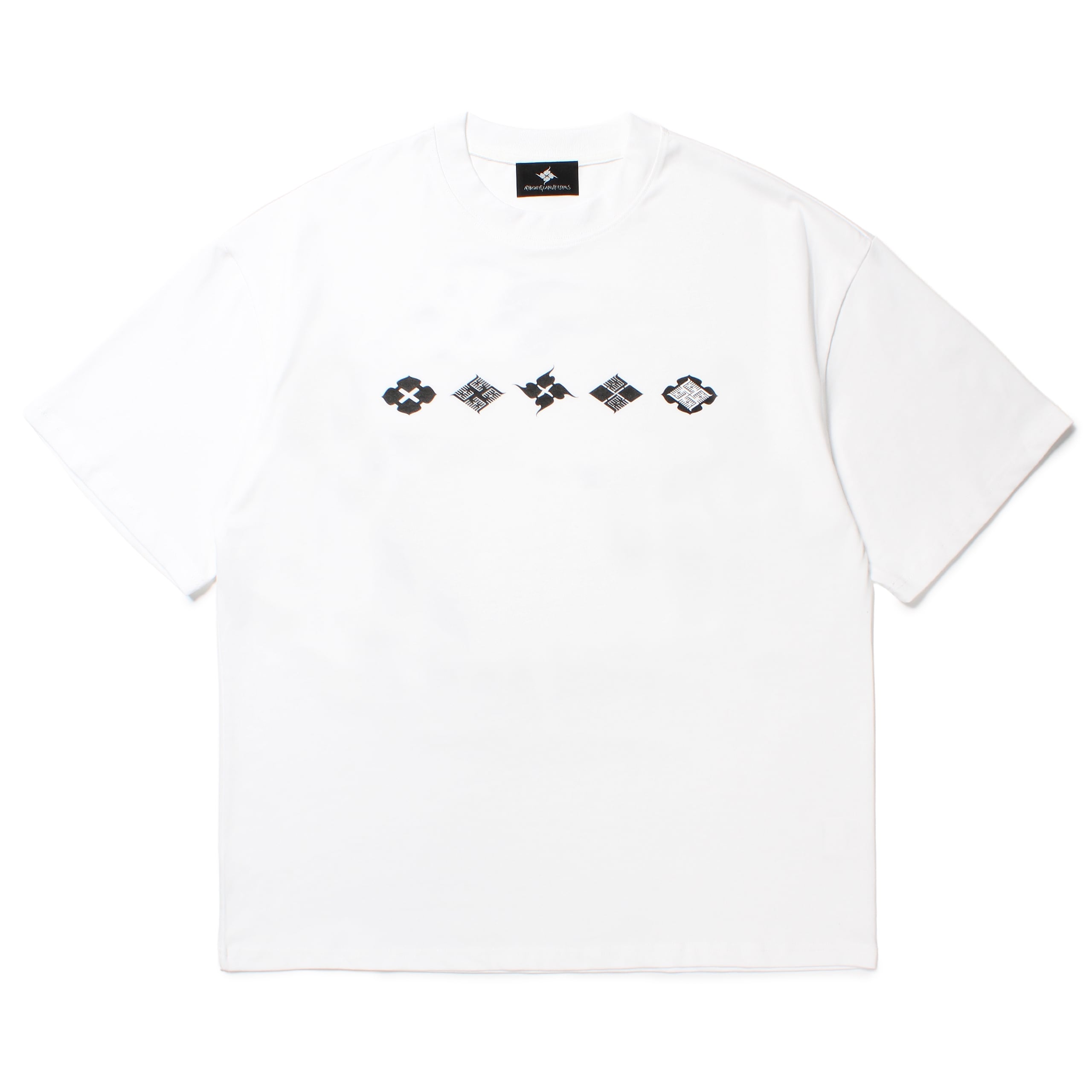 【新品XXL】GAKKIN BUDSPOOL 花罰家紋ベロア半袖TEE GAKKIN × BUDSPOOL 花罰家紋 S/S TEE | APHRODITEGANG HOLDINGS