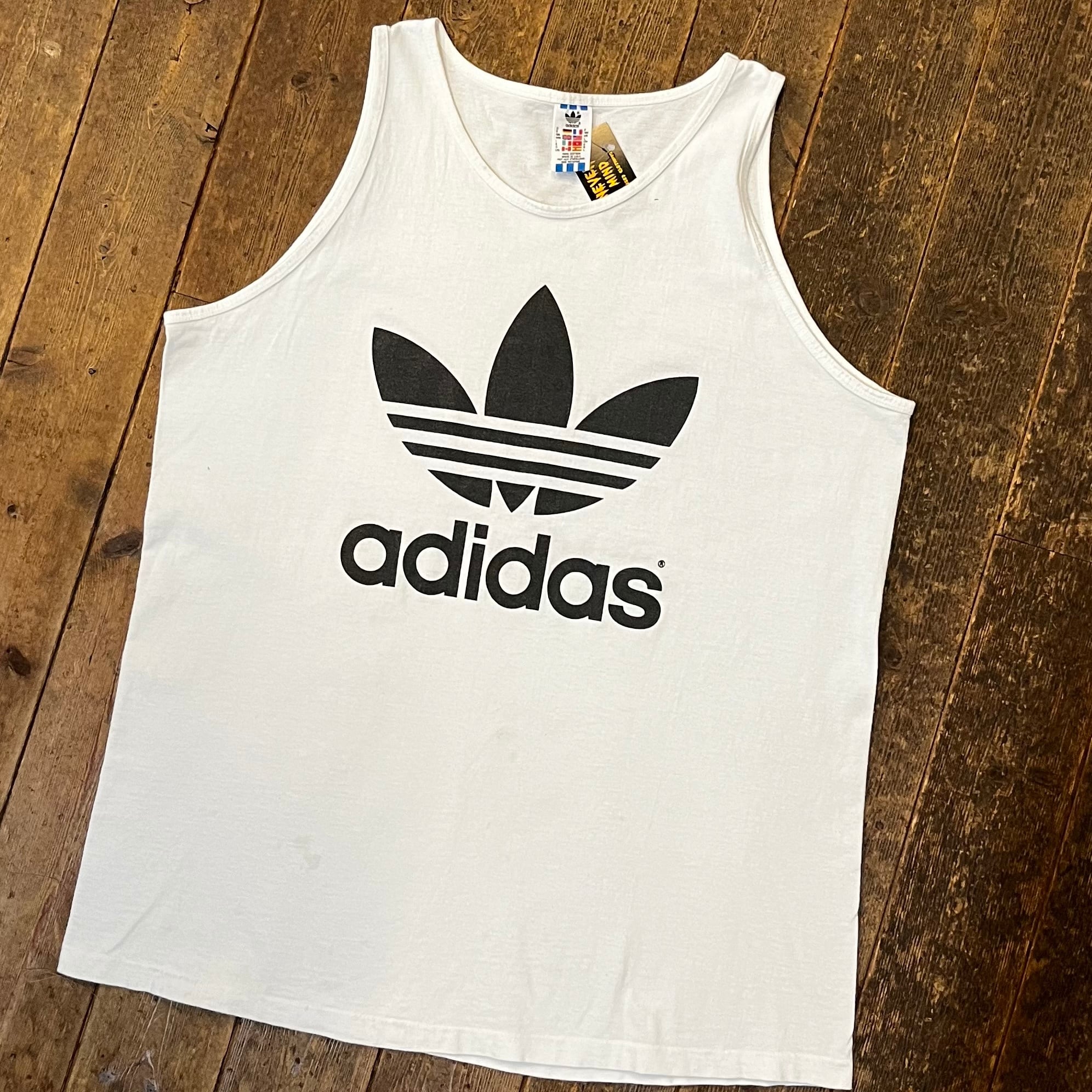 80's〜90's USA製 adidas タンクトップ | 古着屋NEVERMIND