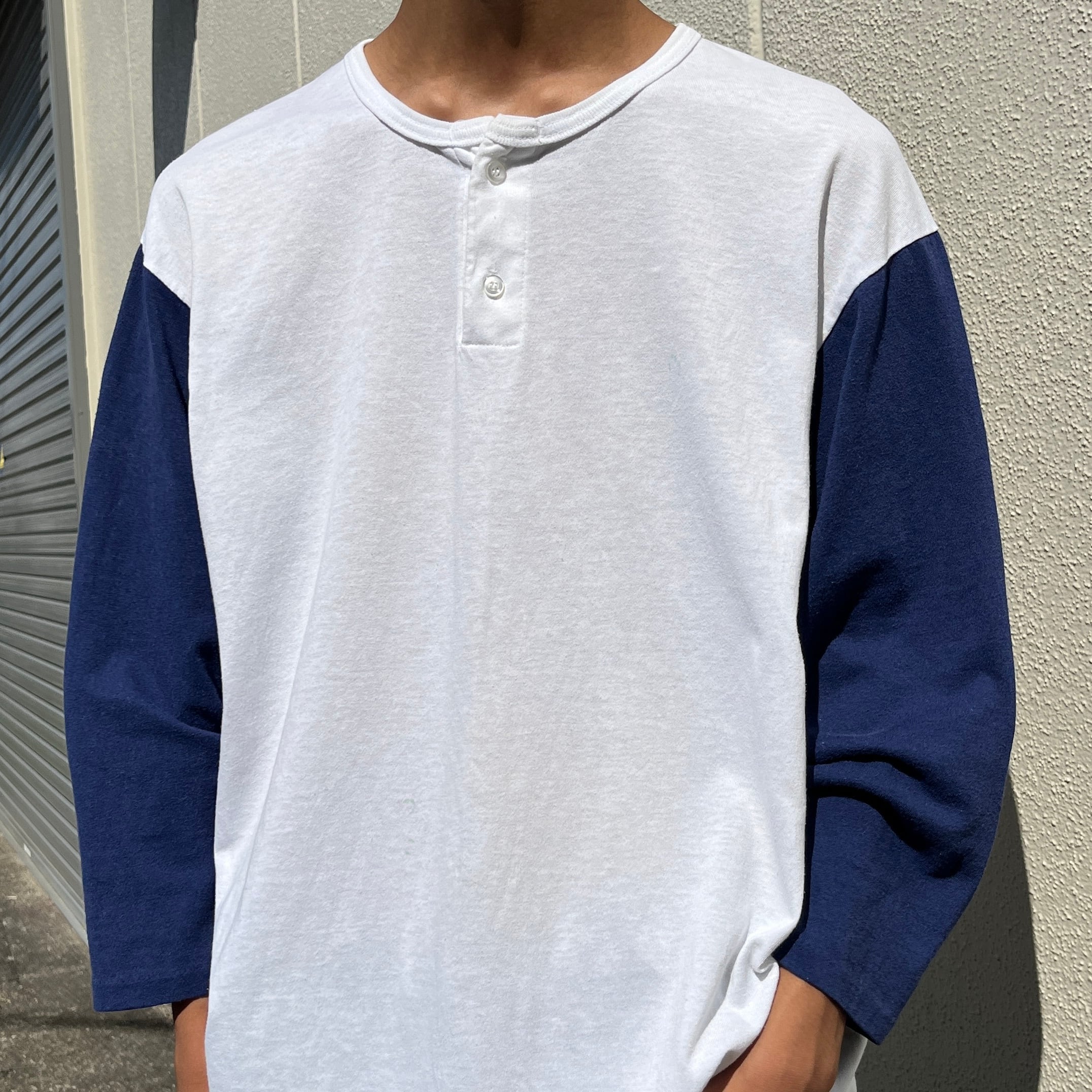 90s  SUN TRIANGLE USA製 ヘンリーネックスウェット XL