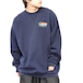 USA VINTAGE SANTEE HVYWT EMBROIDERY DESIGN HEAVY COTTON SWEAT SHIRT/アメリカ古着刺繍デザインヘビーコットンスウェット