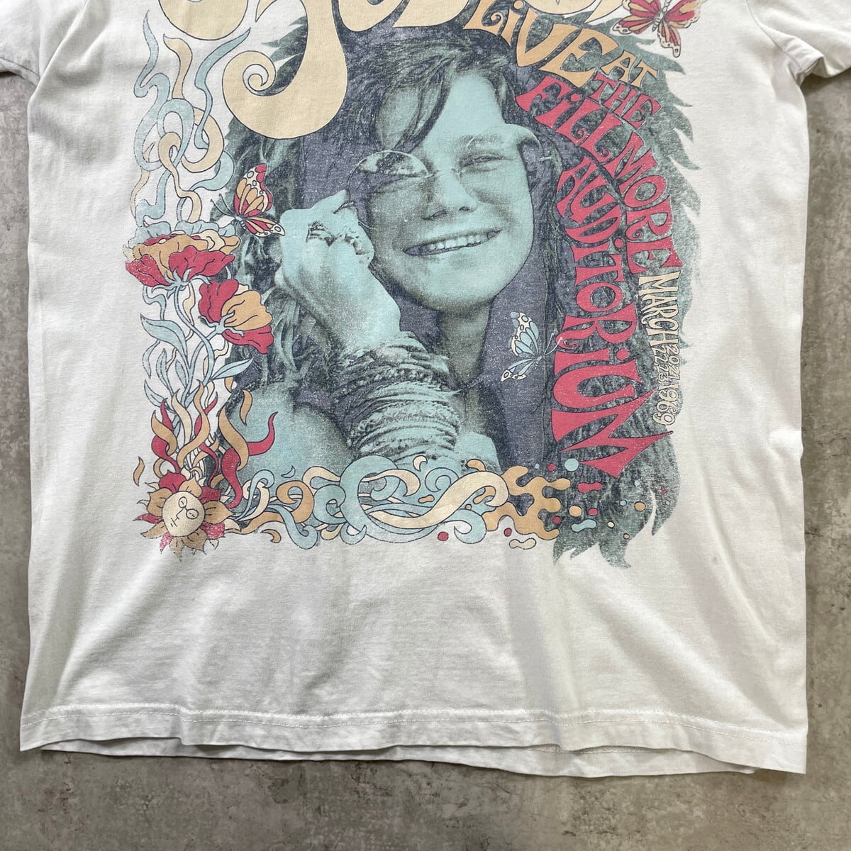 JANIS JOPLIN ジャニス ジョプリン バンドTシャツ メンズM 古着 バンT