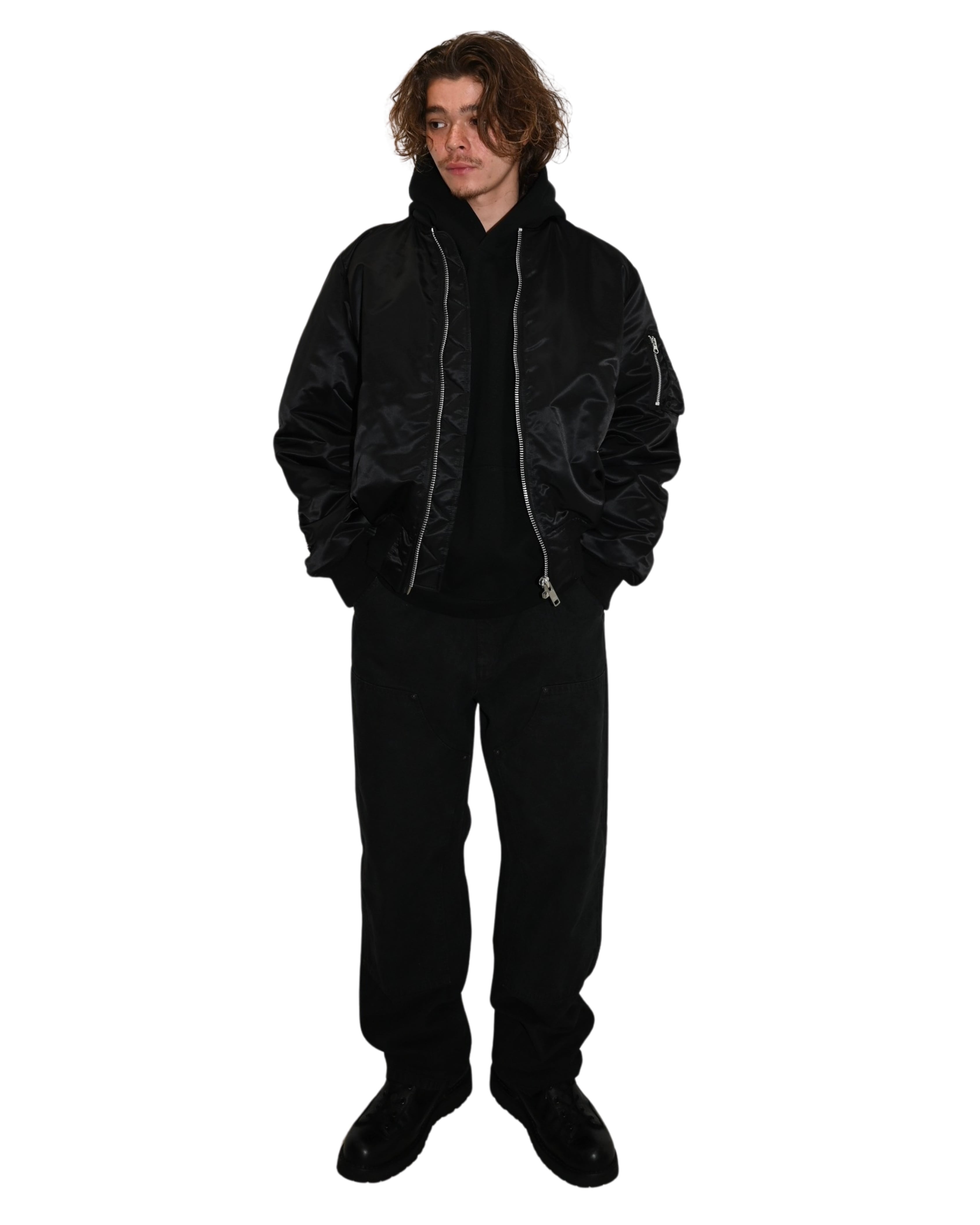MH029 Work Pants BLACK | MIYAGIHIDETAKA