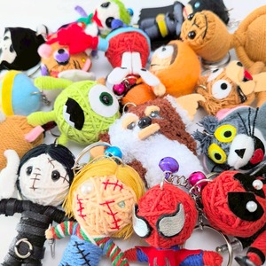【 Smurf ( スマーフ ) 】 Voodoo doll KeyHolder / ブードゥー人形 / 身代わり人形 /お守り人形  〚アメリカン雑貨 アメトイ〛