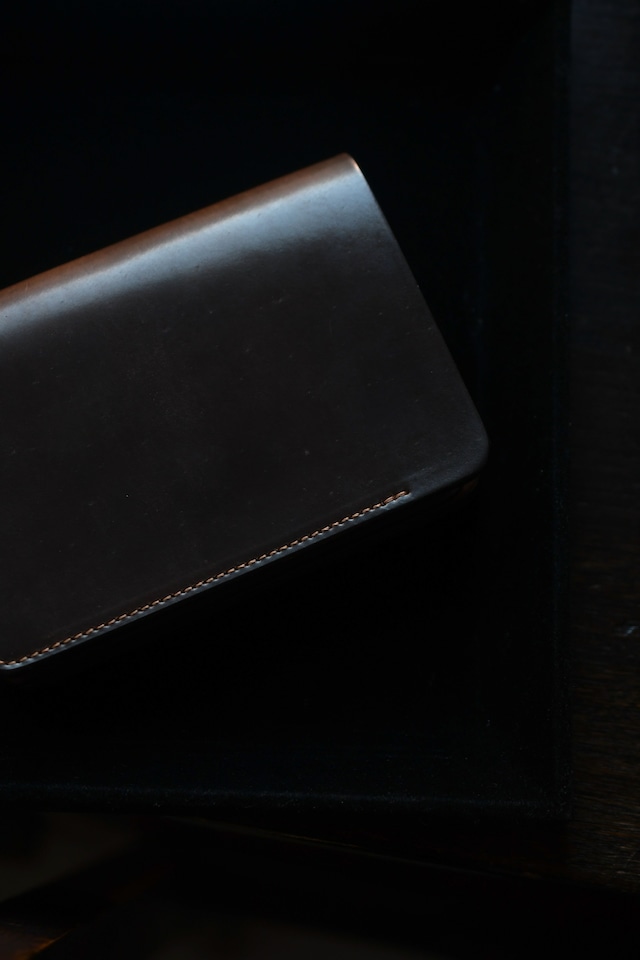 forme / Short Wallet - Cordovan Dark Cognac × DOUBLE Brown