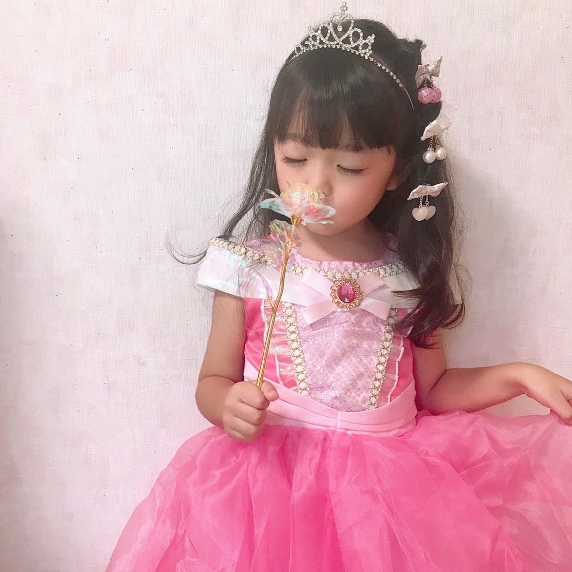即納】オーロラ姫風プリンセスドレス［オーロラ姫 ドレス］ | こども服