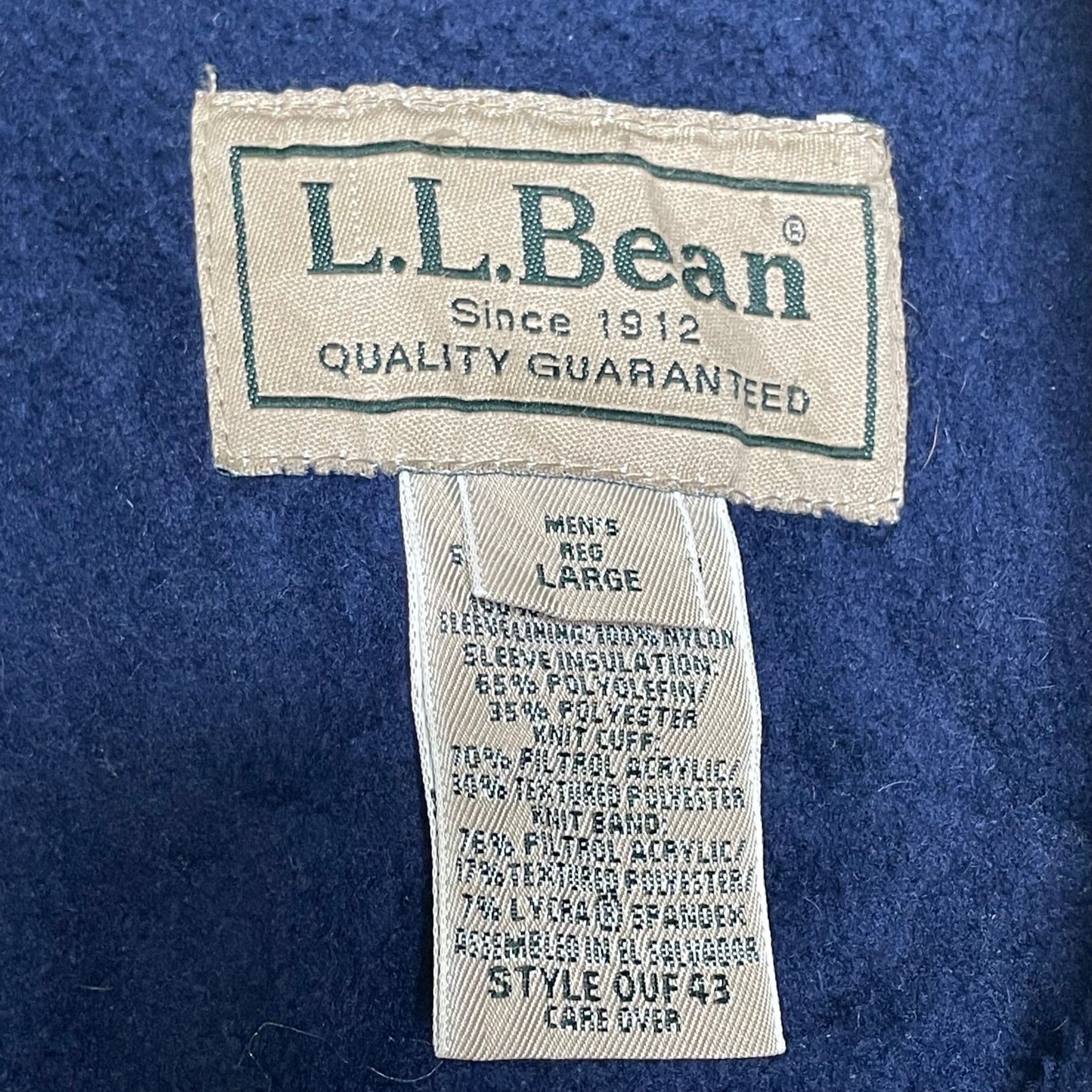 90's】 L.L.Bean マウンテンジャケット L 刺繍ロゴ フルジップ ジップ