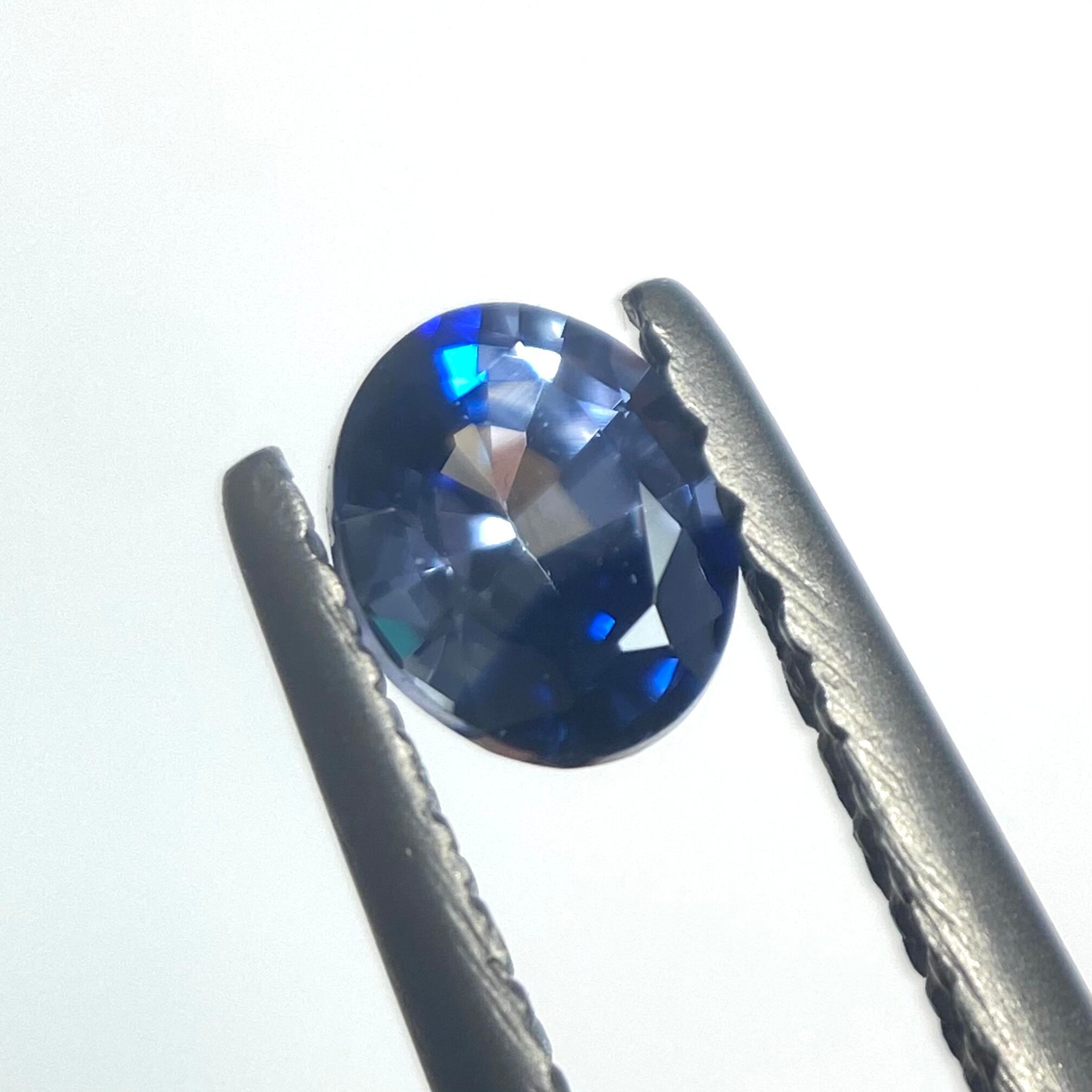 夏夜に藍染浴衣なバイカラーサファイア