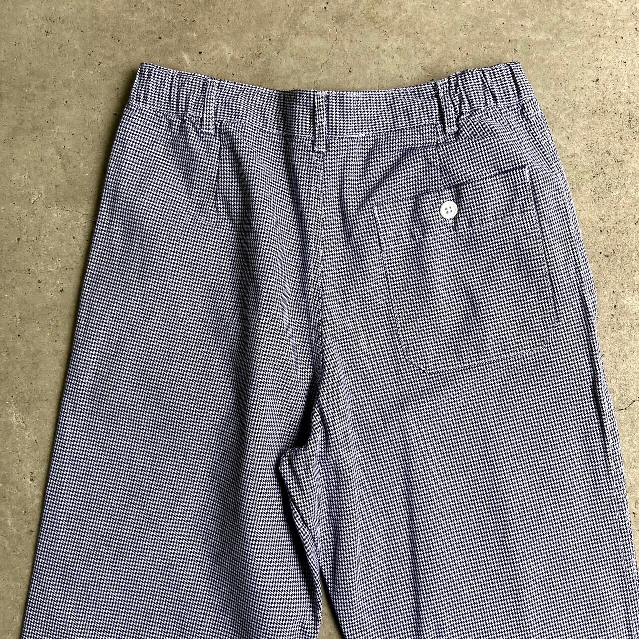 【1930s】フレンチヴィンテージ コックパンツ シェフパンツ 70s-80s MOLINEL HOUNDSTOOTH CHEF PANTS 44 / ヴィンテージ