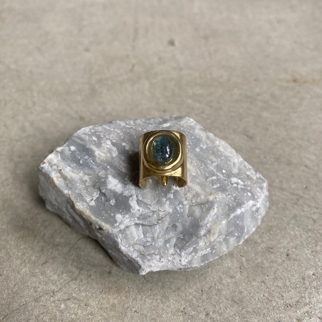 Hair Pierce Brass -black rutile-