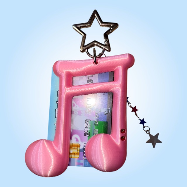 【THINGS】Beam-Note Card-Holder ♬ (Pink)